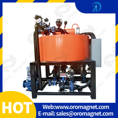 Automatic Electro - Magnetic Separator Machine Field Strength 3T High Speed Kaolin Ceramic Slurry