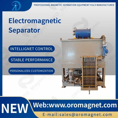 Drum Type Wet Magnetic Separator Machine Ceramic / Equipment High Efficiency