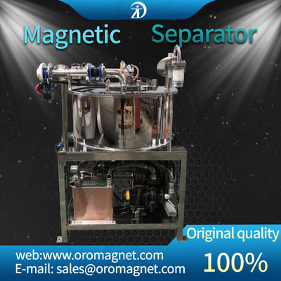 High Intensity Magnetic Separator Machine Automatic Electromagnetic Separator For ceramic Slurry chemical