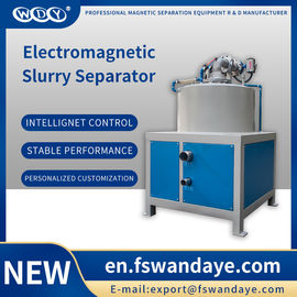 Low Intensity Magnetic Roll Separator , Ceramic Drum Magnetic Separator ore material slurry