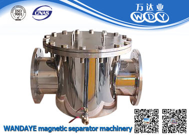 Magnetic Separator Machine Stainless Steel Pipeline Iron Remover For Ceramic
