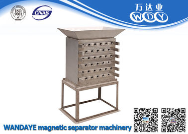 Rare Earth Permanent Magnetic Separator Draw - Out Type Iron Remover With Whole Vibrater