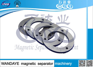 Professional Magnetic Drum Separator Machine / Overband Magnetic Separator Permanent Magnet Ring