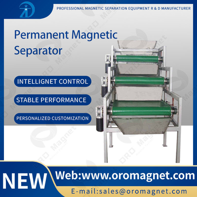 Effective 380 V Conveyor Belt Magnetic Separator Remove Undesired Metal