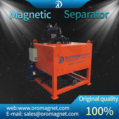 Water Oil Double Cooling Wet Magnetic Separator For Ceramic Kaolin Slurry