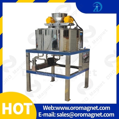 Water / Oil Double Cooling Dry Electromagnetic Iron Separator For Gypsum Powder