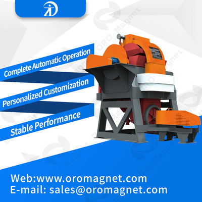 ISO Certification Magnetic Separator Machine For Non Ferrous Metal / Ore quartz feldspar