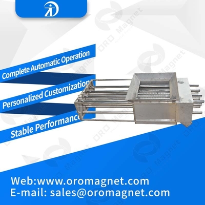Professional Cabinet Type Magnetic Separator , Strong Magnetic Rods With Automatic Iron Removal