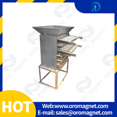 32mm Magnetic Rods Applied Separation Machine , Drawer Type Magnetic Separator