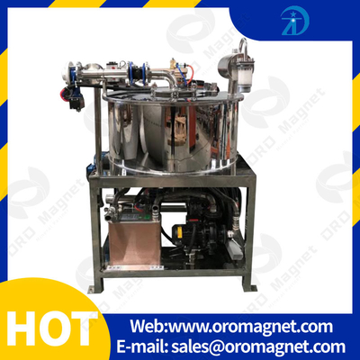 High efficent Magnetic Separator Machine wet Type Magnetic Separator suitable for ceramic  slurry chemical paste