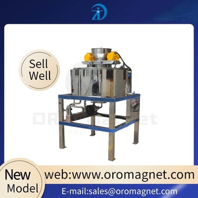 Magnet Ferrous Impurity Dry Magnetic Mineral Separator 2.5T