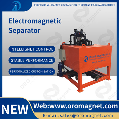 Automatic High Efficiency Wet Electromagnetic Separator High capacity For Ceramic Kaolin Slurry