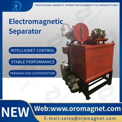 Water Cooling Magnetic Separator Machine , High Gradient Magnetic Separator Kaolin Feldspar Mine