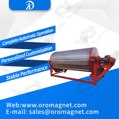 Wet Type Magnetic Drum Separator Wet  Permanent Iron Removing Machine