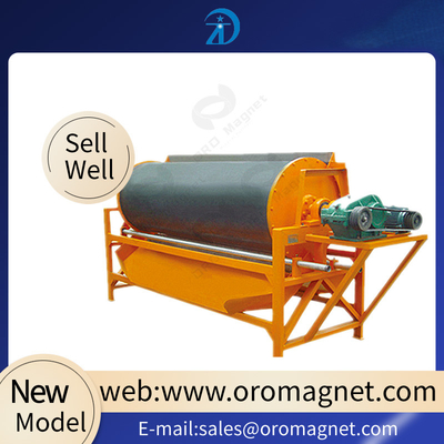 Wet Type Magnetic Drum Separator Wet  Permanent Iron Removing Machine