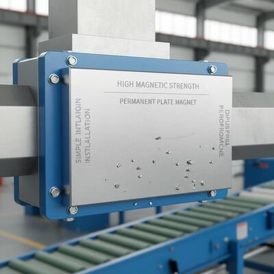 High Magnetic Strength Permanent Plate Magnet Machine Providing Simple Installation and Magnetic Performance for Industrial
