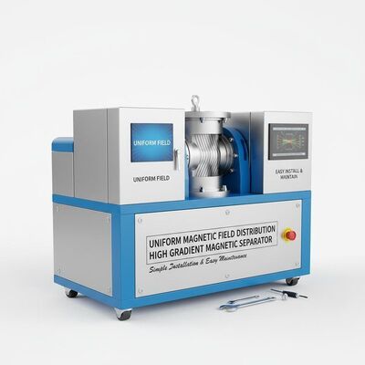 Uniform Magnetic Field Distribution High Gradient Magnetic Separator Featuring Simple Installation and Easy Maintenance for Magnetic Separation