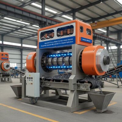 Separation Of Ferrous Metals From Non-metallic Materials Electromagnetic Separator With Insulation Method E For Industrial Applications