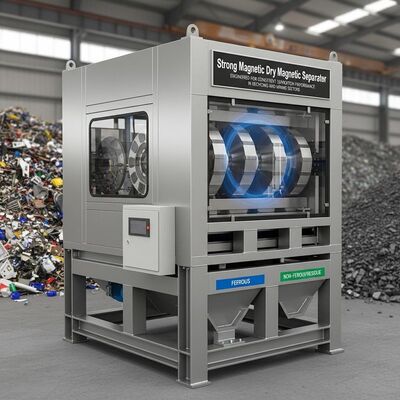 Strong Magnetic Dry Magnetic Separator Engineered for Consistent Separation Performance in Recycling and Mining Sectors