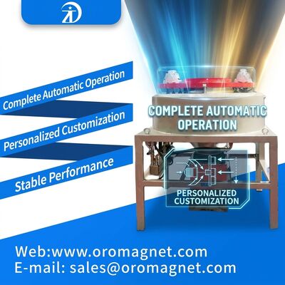 50 60Hz Magnetic Separator Machine Featuring Copper Coil Material and Capacity 5 10T H Built for Magnetic Material Separation