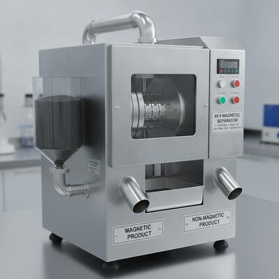 99.9 Magnetic Separator Machine Designed for Feeding Size 0-1.2mm Material Size 83-5000μm Magnetic Separation Operations