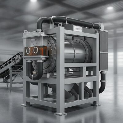 Oil Cooling Dry Magnetic Separator Customizable Perfect for Iron Ore Beneficiation Plant Magnetic Separation Process