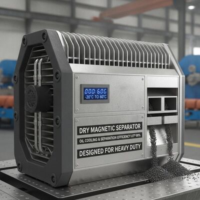 Operatingtemperature -20°C To 60°C Dry Magnetic Separator Offering Oil Cooling and Separationefficiency Up To 99 Percent Designed for Heavy Duty