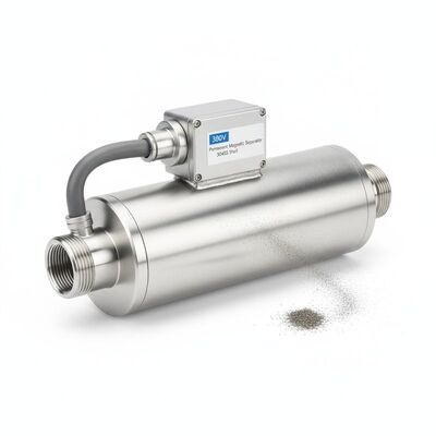 380V Permanent Magnetic Separator Built with Thread Connection Mode and 304SS Shell Material Ensuring Magnetic Separation