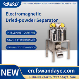 Dry ElectroMagnetic Separator Machine 60 - 300 Mesh Magnetic Iron Separator dried powder