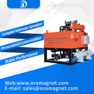 Water Cooling Magnetic Separator Machine For Kaolin Feldspar Ceramic Slurry