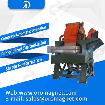 Water Cooling Magnetic Separator Machine Wet High Intensity Magnetic Separators raw mine feldspar quartz