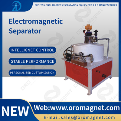 Automatic High Efficiency Wet Electromagnetic Separator High capacity For Ceramic Kaolin Slurry
