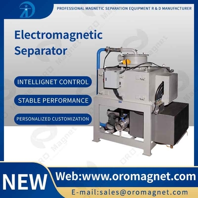 Drum Type Wet Magnetic Separator Machine Ceramic / Equipment High Efficiency