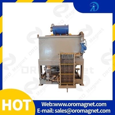 50W Wet Magnetic Separator Water / Oil Double Cooling For Iron Elimination Ceramic ore kaolin slurry