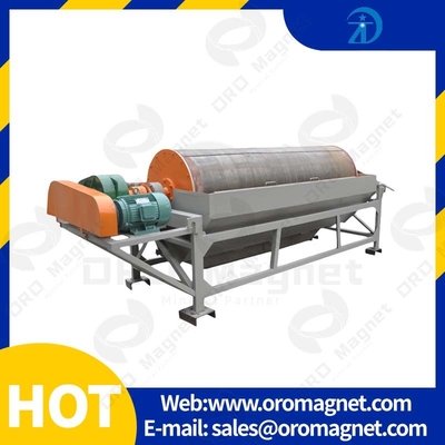 Permanent Drum Magnetic Separator For Grinding Machine 415V 3.5KW for Ore Processing