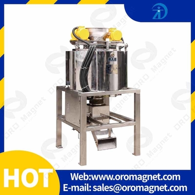 Drum Magnet Self Cleaning Magnetic Separator Machine For Chemical Medicine Food with stainless steal structure