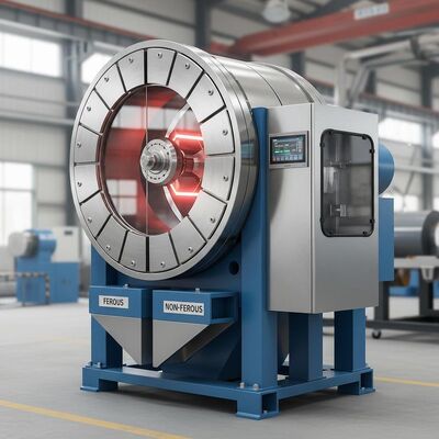 Circular Dry Magnetic Separator Featuring Strong Magnetic Field Intensity and Separation Efficiency Up To 99 Percent Suitable for Industrial