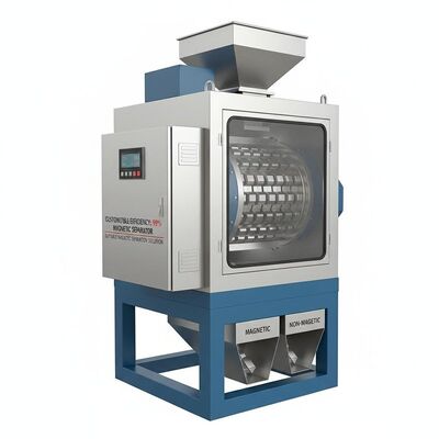 Customizable Dry Magnetic Separator Featuring Separation Efficiency Up To 99 Percent Suitable Magnetic Separation Solution