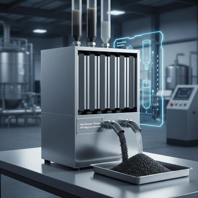 High Magnetic Strength Wet Plate Magnetic Separator Ideal for Mineral Separation and Recovery Applications in Industrial Processing