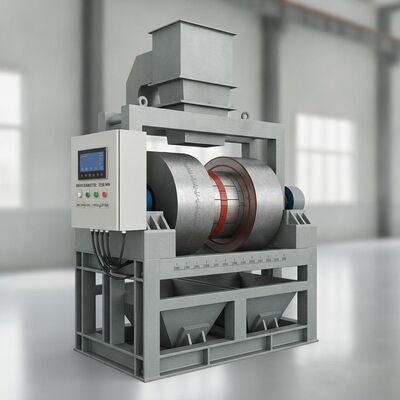 Mechanical or Manual Installation Method Dry Magnetic Separator Featuring Customizable Magnetic Drum Diameter Ranging from 500 to 2000 Mm