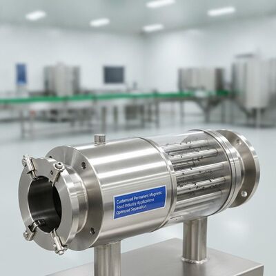 Customized Permanent Magnetic Separator Designed for Food Industry Applications Ensuring Magnetic Separation Performance