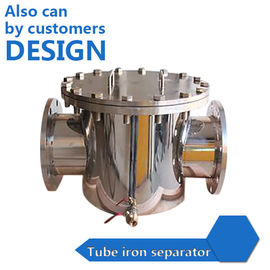 Manual Magnetic Separator Stainless Steel Pipeline Iron Remover For Ceramic Glaze / Body Slurry