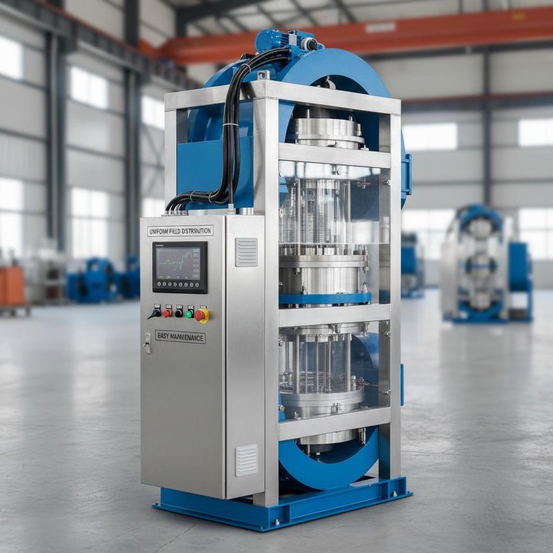 Uniform Magnetic Field Distribution High Gradient Magnetic Separator ...