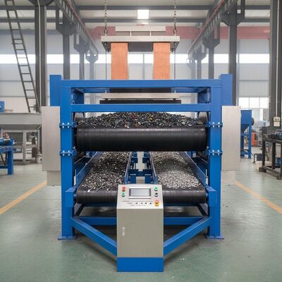 Automatic Electromagnetic Separator Developed for Separation of Ferrous Metals from Non metallic Materials in Industrial