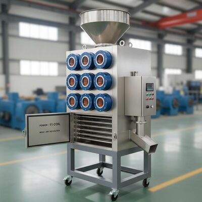 Easy To Clean Dry Magnetic Separator Featuring 11 Coil Power Offering Magnetic Separation in Industrial Material Handling