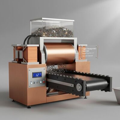 Copper Electromagnetic Separator Offering Magnetic Field Strength 0.5 to 1.5 Tesla and Automatic Operation Ensuring Material Separation