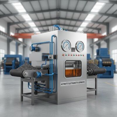 Automatic Electromagnetic Separator Featuring Oil Cooling System and Magnetic Field Strength Ranging 0.5 to 1.5 Tesla for Separation