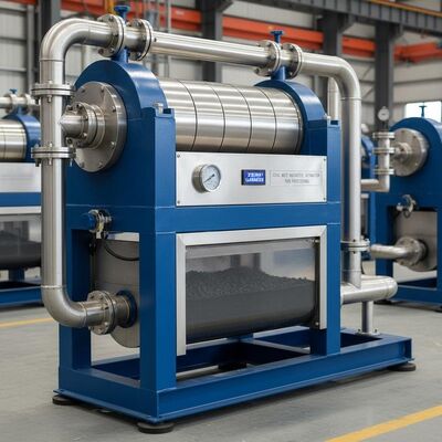Coal Applicable Wet Magnetic Separator Featuring Magnetic Field Intensity 10000 Gauss and Zero Leakage for Processing