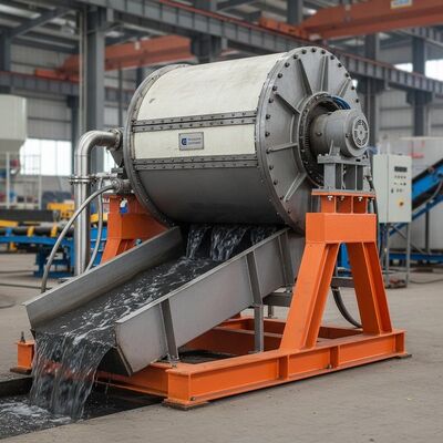 Horizontal Or Inclined Wet Magnetic Separator Featuring Cylindrical Structure and Insulation Category E Suitable for Mineral Processing