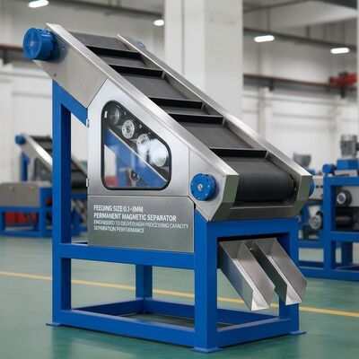 Feeding Size 0.1-3mm Permanent Magnetic Separator Engineered to Deliver High Processing Capacity Separation Performance
